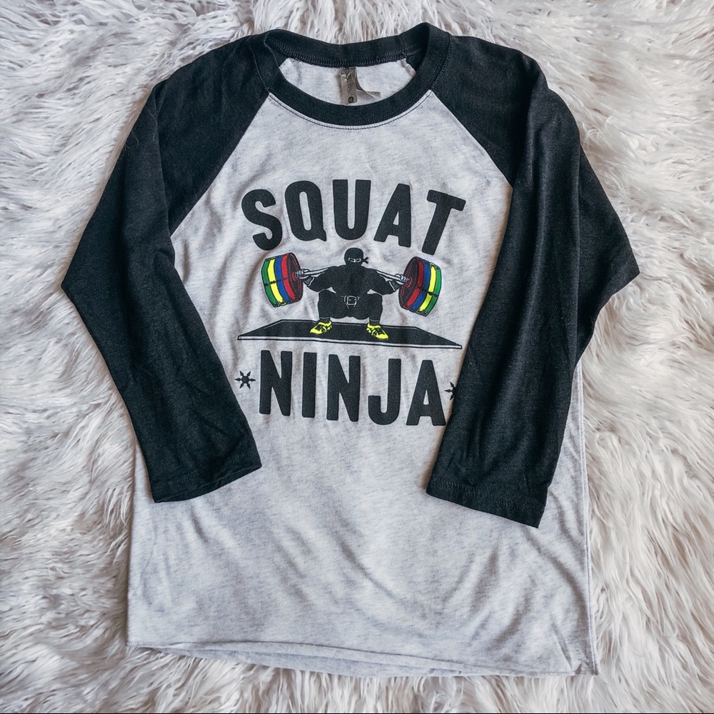 Squat Ninja Raglan Tee - Picture 3 of 6